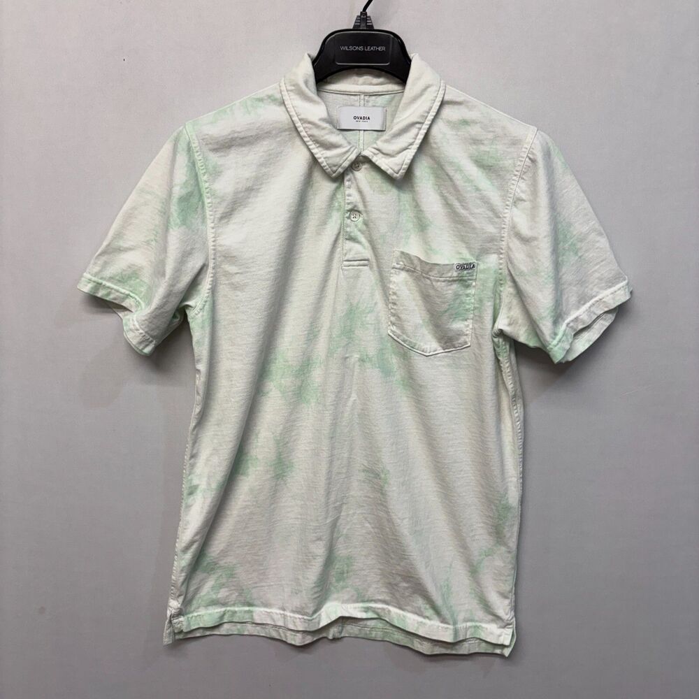 Ovadia New York Men Short Sleeve Polo Shirt Top Size Medium D004 -27